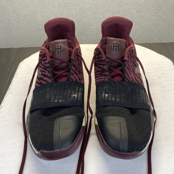 ADIDAS JAMES HARDEN VOL. 3 Playoff Maroon Mens Athletic Shoes Basketball Size 18 - Picture 1 of 16